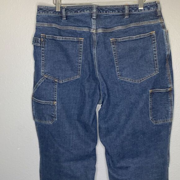 Duluth Trading Co Jeans Medium Wash Utility Denim Size 16 - Picture 7 of 8